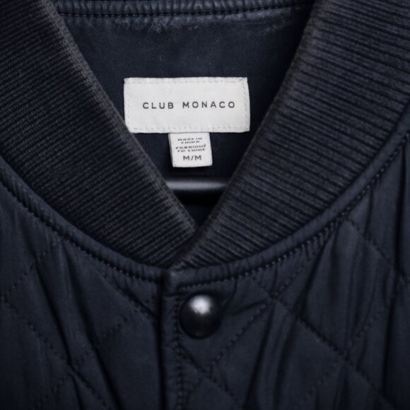 Club Monaco Quilted Jacket - Navy / Medium - Picture 3 of 4
